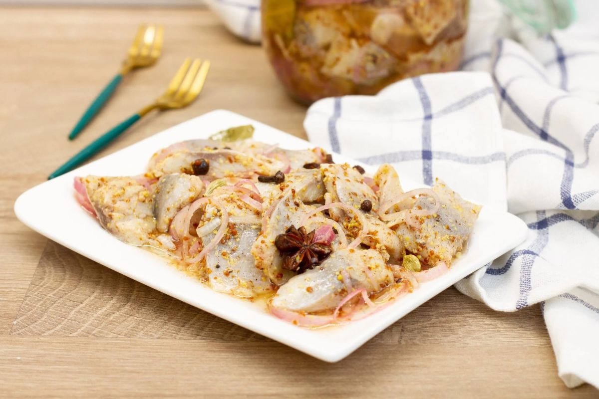 kryddersild-opskrift