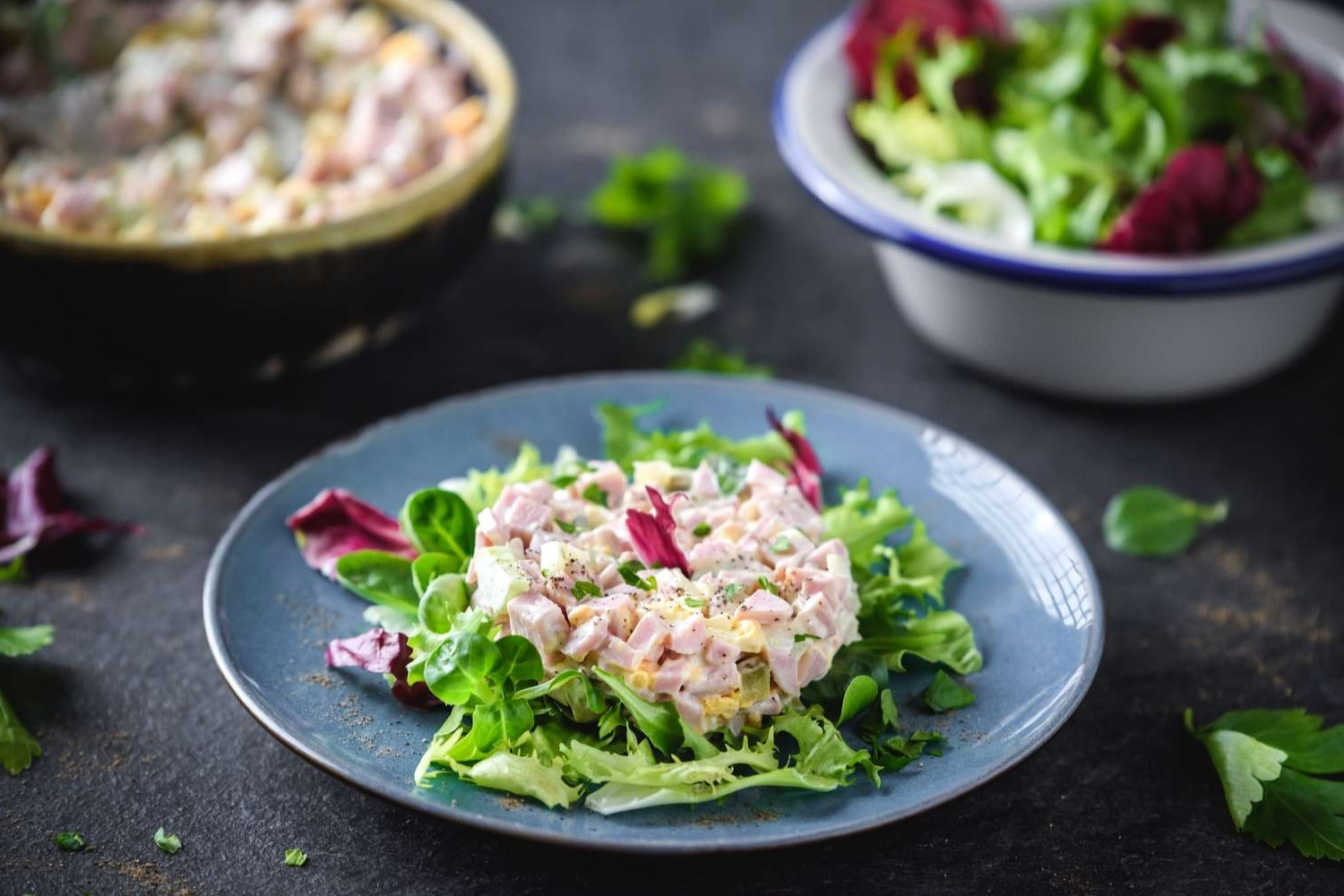 skinkesalat-opskrift